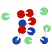 C1: Green Atoms---Limedrop - neon(Isacord 40 #1510)
C2: Red Atoms---Poinsettia(Isacord 40 #1147)
C3: Blue Atoms---Nordic Blue(Isacord 40 #1076)
C4: Bars---White(Isacord 40 #1002)