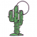 C1: Cactus---Bright Mint(Isacord 40 #1510)&#13;&#10;C2: Outline & Detail---Orchid(Isacord 40 #1255)