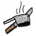 C1: Handle---Pecan(Isacord 40 #1128)
C2: Knife & Pot---Sterling(Isacord 40 #1011)
C3: Outline---Black(Isacord 40 #1234)
C4: Highlights---Silver Metallic(Yenmet/ Isamet #7009)