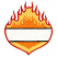 C1: Bar---White(Isacord 40 #1002)
C2: Middle Flames---Yellow Bird(Isacord 40 #1124)
C3: Inner Flames---Pumpkin(Isacord 40 #1168)
C4: Two Bars---Black(Isacord 40 #1234)
C5: Outer Flames---Poinsettia(Isacord 40 #1147)