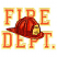 C1: "Fire"---Spanish Tile(Isacord 40 #1020)
C2: "Fire" Outline---Buttercup(Isacord 40 #1135)
C3: "Dept."---Spanish Tile(Isacord 40 #1020)
C4: "Dept." Outline ---Buttercup(Isacord 40 #1135)
C5: Hat---Poppy(Isacord 40 #10