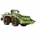 C1: Windshield---White(Isacord 40 #1002)
C2: Hubs---Moss Green(Isacord 40 #1176)
C3: Windshield Glare---Winter Sky(Isacord 40 #1165)
C4: Shovel---Lima Bean(Isacord 40 #1177)
C5: Loader Top---Kiwi(Isacord 40 #1104)&