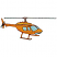 C1: Windows---River Mist(Isacord 40 #1248)
C2: Rotors---Smoke(Isacord 40 #1219)
C3: Chopper Fill---Goldenrod(Isacord 40 #1137)
C4: Outline---Black(Isacord 40 #1234)