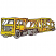 C1: Windows---White(Isacord 40 #1002)
C2: Shadow---Goldenrod(Isacord 40 #1137)
C3: Tires---Sterling(Isacord 40 #1011)
C4: Main Fill---Citrus(Isacord 40 #1187)
C5: Outlines---Black(Isacord 40 #1234)