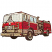 C1: Sirens---Poppy(Isacord 40 #1037)&#13;&#10;C2: Grill & Tire Highlights---Sterling(Isacord 40 #1011)&#13;&#10;C3: Turn Signals---Pumpkin(Isacord 40 #1168)&#13;&#10;C4: Windshield Highlights---White(Isacord 40 #1002)&#13;&#10;C5: Shade---Cream(Isacord 40