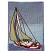 C1: Background---Oxford(Isacord 40 #1222)
C2: Background---Azure Blue(Isacord 40 #1203)
C3: Border & Water---Wedgewood(Isacord 40 #1028)
C4: Mast---Toffee(Isacord 40 #1126)
C5: Sail---Cobblestone(Isacord 40 #1219)&