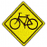 C1: Sign---Citrus(Isacord 40 #1187)&#13;&#10;C2: Outline & Bicycle---Black(Isacord 40 #1234)