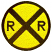 C1: Background---Citrus(Isacord 40 #1187)&#13;&#10;C2: Outline & "RR"---Black(Isacord 40 #1234)