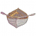 C1: Wood---Fawn(Isacord 40 #1128)
C2: Shading---Pecan(Isacord 40 #1128)
C3: Hull---Glacier Green(Isacord 40 #1223)
C4: Shading---Lavender(Isacord 40 #1193)
C5: Shading---Azure Blue(Isacord 40 #1203)
C6: Shading