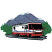 C1: Snow---Glacier Green(Isacord 40 #1223)&#13;&#10;C2: Mountains---Ocean Blue(Isacord 40 #1172)&#13;&#10;C3: Pines---Swiss Ivy(Isacord 40 #1079)&#13;&#10;C4: Road---White Silver Metallic(Yenmet/ Isamet #7001)&#13;&#10;C5: Signal Lights---Tangerine(Isacor