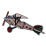C1: Plane---Fawn(Isacord 40 #1128)
C2: Plane Highlights & Wing---Ivory(Isacord 40 #1149)
C3: Propeller---Spice(Isacord 40 #1181)
C4: Nose & Details---Sterling(Isacord 40 #1011)
C5: Nose Shading & Tires---Leadville(Isaco