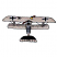 C1: Propeller---Rust(Isacord 40 #1058)&#13;&#10;C2: Detail---Canary(Isacord 40 #1124)&#13;&#10;C3: Plane---Silky White(Isacord 40 #1001)&#13;&#10;C4: Plane---Oat(Isacord 40 #1127)&#13;&#10;C5: Plane Shading---Fawn(Isacord 40 #1128)&#13;&#10;C6: Cockpit De