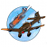 C1: Background---Laguna(Isacord 40 #1143)
C2: Background---River Mist(Isacord 40 #1248)
C3: Clouds---Eggshell(Isacord 40 #1071)
C4: Planes---Fawn(Isacord 40 #1128)
C5: Wing Tips & Emblems---Goldenrod(Isacord 40 #1137)&#