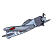 C1: Fuselage---Glacier Green(Isacord 40 #1223)
C2: Fuselage Shading---Azure Blue(Isacord 40 #1203)
C3: Stripes---White(Isacord 40 #1002)
C4: Wings---Silver(Isacord 40 #1236)
C5: Wings Shading---Dolphin(Isacord 40 #1219)