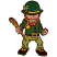 C1: Buckle, Pipe & Shilealagh---Canary(Isacord 40 #1124)
C2: Teeth---White(Isacord 40 #1002)
C3: Skin---Twine(Isacord 40 #1017)
C4: Pants & Clover---Kiwi(Isacord 40 #1104)
C5: Beard---Clay(Isacord 40 #1021)
C6: