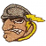 C1: Teeth & Eyes---White(Isacord 40 #1002)
C2: Skin---Twine(Isacord 40 #1017)
C3: Helmet---Silver Metallic(Yenmet/ Isamet #7009)
C4: Lightning---Citrus(Isacord 40 #1187)
C5: Outline & Detail---Black(Isacord 40 #1234)
