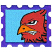C1: Background---Alexis Blue(Isacord 40 #1252)
C2: Eyes & Mouth---White(Isacord 40 #1002)
C3: Beak---Pumpkin(Isacord 40 #1168)
C4: Head---Terra Cotta(Isacord 40 #1081)
C5: Outline---Black(Isacord 40 #1234)
C6: