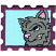 C1: Background---River Mist(Isacord 40 #1248)&#13;&#10;C2: Nose & Ears---Azalea Pink(Isacord 40 #1224)&#13;&#10;C3: Eyes & Teeth---White(Isacord 40 #1002)&#13;&#10;C4: Cat---Dolphin(Isacord 40 #1219)&#13;&#10;C5: Outlines---Black(Isacord 40 #1234)&#13;&#1