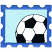 C1: Background---River Mist(Isacord 40 #1248)&#13;&#10;C2: Soccer---White(Isacord 40 #1002)&#13;&#10;C3: Outline---Black(Isacord 40 #1234)&#13;&#10;C4: Border---Nordic Blue(Isacord 40 #1076)