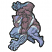C1: Body---Cobblestone(Isacord 40 #1219)
C2: Shading---Whale(Isacord 40 #1041)
C3: Stripes---White(Isacord 40 #1002)
C4: Arms & Legs---Azure Blue(Isacord 40 #1203)
C5: Shading---Ocean Blue(Isacord 40 #1172)
C6: