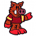 C1: Nose & Ears---Mauve(Isacord 40 #1119)&#13;&#10;C2: Tusk---White(Isacord 40 #1002)&#13;&#10;C3: Hooves---Strawberry(Isacord 40 #1257)&#13;&#10;C4: Body---Date(Isacord 40 #1216)&#13;&#10;C5: Shirt---Winterberry(Isacord 40 #1035)&#13;&#10;C6: Stripes---B