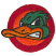 C1: Background---Tangerine(Isacord 40 #1078)
C2: Eyes---White(Isacord 40 #1002)
C3: Duck---Swiss Ivy(Isacord 40 #1079)
C4: Bill---Pumpkin(Isacord 40 #1168)
C5: Border---Poinsettia(Isacord 40 #1147)
C6: Outline-
