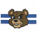 C1: Stripes---Nordic Blue(Isacord 40 #1076)
C2: Eyes---White(Isacord 40 #1002)
C3: Bear---Old Gold(Isacord 40 #1055)
C4: Fur---Pine Bark(Isacord 40 #1170)
C5: Outline---Black(Isacord 40 #1234)