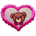 C1: Heart Fill---White(Isacord 40 #1002)
C2: Face---Daffodil(Isacord 40 #1135)
C3: Head---Redwood(Isacord 40 #1057)
C4: Bow & Heart---Tropicana(Isacord 40 #1511)
C5: Outline Bear---Black(Isacord 40 #1234)
