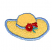 C1: Fill---Citrus(Isacord 40 #1187)&#13;&#10;C2: Outline---Wedgewood(Isacord 40 #1028)&#13;&#10;C3: Leaves---Trellis Green(Isacord 40 #1503)&#13;&#10;C4: Flower---Poinsettia(Isacord 40 #1147)&#13;&#10;C5: Flower Center---Citrus(Isacord 40 #1187)