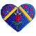 C1: Heart---Royal Blue(Isacord 40 #1535)&#13;&#10;C2: Ribbon---Citrus(Isacord 40 #1187)&#13;&#10;C3: Hearts & Tulips---Poinsettia(Isacord 40 #1147)&#13;&#10;C4: Stem---Evergreen(Isacord 40 #1208)&#13;&#10;C5: Outline---Royal Blue(Isacord 40 #1535)