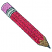 C1: Wood---Shrimp Pink(Isacord 40 #1017)
C2: Fill---Lemon Frost(Isacord 40 #1022)
C3: Eraser---Poinsettia(Isacord 40 #1147)
C4: Ring---Smoke(Isacord 40 #1219)
C5: Outline---Black(Isacord 40 #1234)