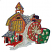 C1: Doors---Black(Isacord 40 #1234)
C2: Bkgrd.  Of Wheel---Pine Bark(Isacord 40 #1170)
C3: Stones---Fieldstone(Isacord 40 #1236)
C4: Mortar---Poinsettia(Isacord 40 #1147)
C5: Stones---Pine Bark(Isacord 40 #1170)