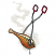 C1: Steam---Muslin(Isacord 40 #1082)
C2: Steam---White(Isacord 40 #1002)
C3: Bone---Meringue(Isacord 40 #1017)
C4: Chicken---Toffee(Isacord 40 #1126)
C5: Chicken Shading---Date(Isacord 40 #1216)
C6: Chicken Hig