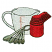 C1: Clear Measuring Cup---Glacier Green(Isacord 40 #1223)&#13;&#10;C2: Measuring Spoons---Sterling(Isacord 40 #1011)&#13;&#10;C3: Shade Spoons---Dolphin(Isacord 40 #1219)&#13;&#10;C4: Stacked Measure Cups---Poinsettia(Isacord 40 #1147)&#13;&#10;C5: Shade