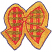 C1: Background---Candlelight(Isacord 40 #1137)
C2: Vertical Stripes---Poppy(Isacord 40 #1037)
C3: Horizontal Stripes---Lima Bean(Isacord 40 #1177)
C4: Border---Candlelight(Isacord 40 #1137)
C5: Inner Outline---Poppy(Isa