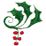 C1: Stem & Leaves---Swiss Ivy(Isacord 40 #1079)
C2: Berries---Poinsettia(Isacord 40 #1147)