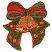 C1: Bells---Silver Metallic(Yenmet/ Isamet #7009)
C2: Bow---Lime(Isacord 40 #1176)
C3: Outline & Bow Accents---Poinsettia(Isacord 40 #1147)