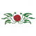 C1: Leaves---Swiss Ivy(Isacord 40 #1079)
C2: Rose---Winterberry(Isacord 40 #1035)