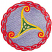 C1: Center---Baguette(Isacord 40 #1229)
C2: Main---Cadet Blue(Isacord 40 #1226)
C3: Center Satin---Swiss Ivy(Isacord 40 #1079)
C4: Inner Swirls---Canary(Isacord 40 #1124)
C5: Border---Wildfire(Isacord 40 #1147)