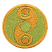 C1: Fill---Kiwi(Isacord 40 #1104)
C2: Spiral---Candlelight(Isacord 40 #1137)
C3: Outlines---Lima Bean(Isacord 40 #1177)