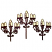 C1: Flames---Canary(Isacord 40 #1124)
C2: Candles---Muslin(Isacord 40 #1082)
C3: Outlines & Frames---Black(Isacord 40 #1234)