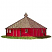 C1: Grass---Spring Frost(Isacord 40 #1047)&#13;&#10;C2: Grass---Herb Green(Isacord 40 #1103)&#13;&#10;C3: Grass---Backyard Green(Isacord 40 #1175)&#13;&#10;C4: Roof---Smoke(Isacord 40 #1219)&#13;&#10;C5: Wall---Terra Cotta(Isacord 40 #1081)&#13;&#10;C6: W