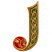 C1: Fill---Swiss Ivy(Isacord 40 #1079)
C2: Knot---Poinsettia(Isacord 40 #1147)
C3: Detail---Sisal(Isacord 40 #1055)