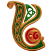 C1: Fill---Swiss Ivy(Isacord 40 #1079)&#13;&#10;C2: Knot---Poinsettia(Isacord 40 #1147)&#13;&#10;C3: Detail---Sisal(Isacord 40 #1055)