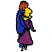 C1: Skin---Twine(Isacord 40 #1017)
C2: Man's Suit---Royal Blue(Isacord 40 #1535)
C3: Hair---Date(Isacord 40 #1216)
C4: Hair---Yellow Bird(Isacord 40 #1124)
C5: Dress---Dusty Grape(Isacord 40 #1255)
C6: Outline-