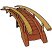 C1: Bridge---Autumn Leaf(Isacord 40 #1126)
C2: Shading---Nutmeg(Isacord 40 #1056)
C3: Rails---Toffee(Isacord 40 #1126)
C4: Outline---Chocolate(Isacord 40 #1059)