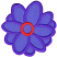 C1: Outline---Provence(Isacord 40 #1197)&#13;&#10;C2: Tackdown---Provence(Isacord 40 #1197)&#13;&#10;C3: Petals---Provence(Isacord 40 #1197)&#13;&#10;C4: Center---Geranium(Isacord 40 #1039)