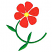 C1: Petals---Wildfire(Isacord 40 #1147)&#13;&#10;C2: Center---Lemon(Isacord 40 #1167)&#13;&#10;C3: Stem & Leaves---Lime(Isacord 40 #1176)