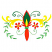 C1: Upper Flourish---Lime(Isacord 40 #1176)
C2: Flowers---Poppy(Isacord 40 #1037)
C3: Leaves---Pear(Isacord 40 #1049)
C4: Flourish & Flower Centers---Canary(Isacord 40 #1124)