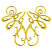 C1: Fill---Gold Metallic(Yenmet/ Isamet #7005)